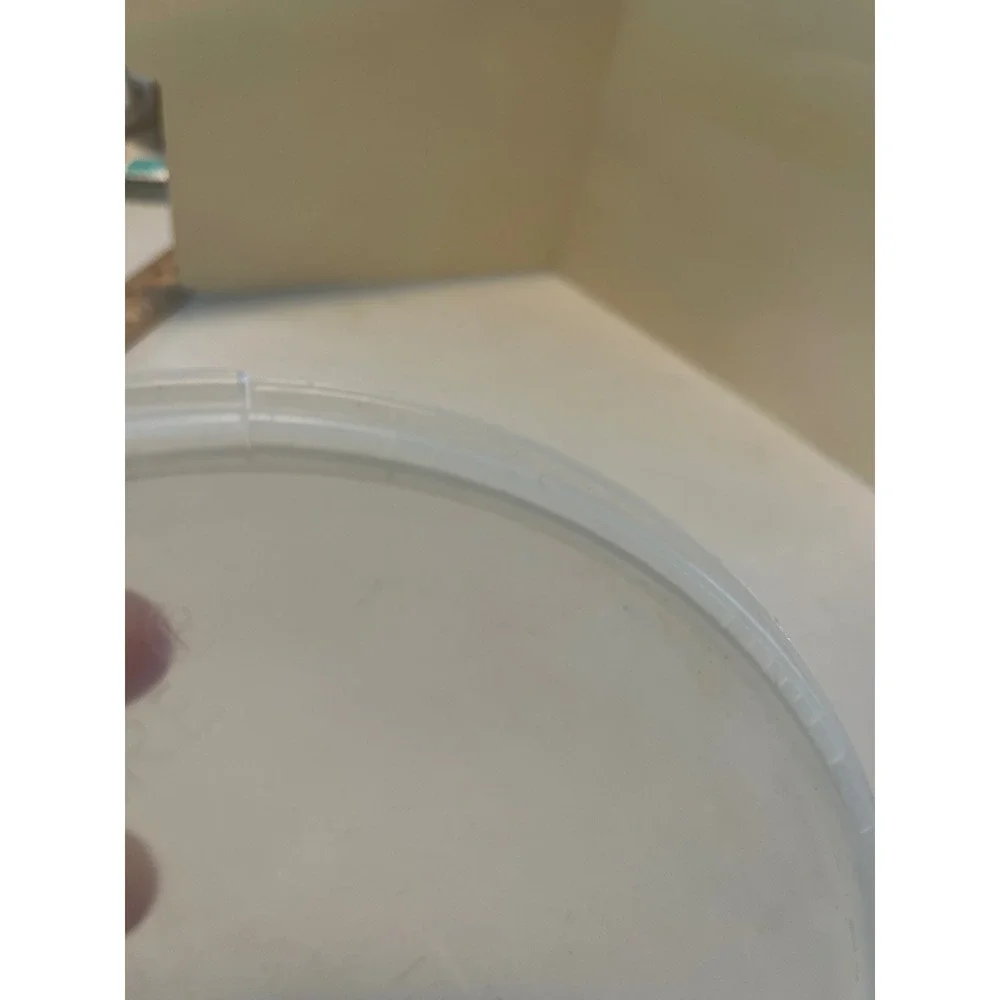 Vintage Tupperware Wonderlier Bowl 7 Inch Translucent White with Lid 8 cup #271